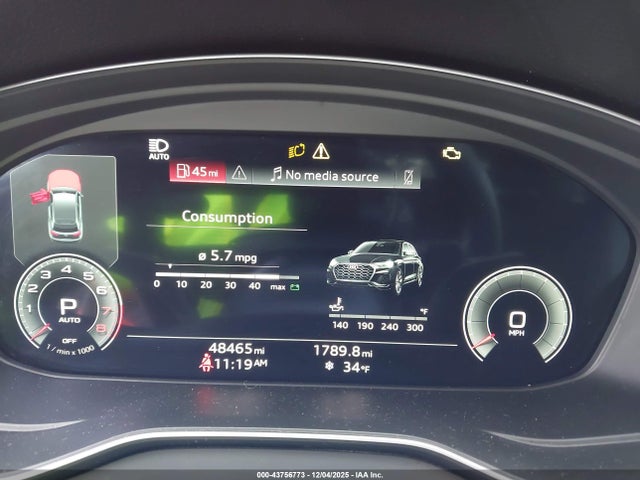 WA1EAAFY8N2058305 Audi Q5 Premium Plus 45 Tfsi S Line Quattro S Tronic
