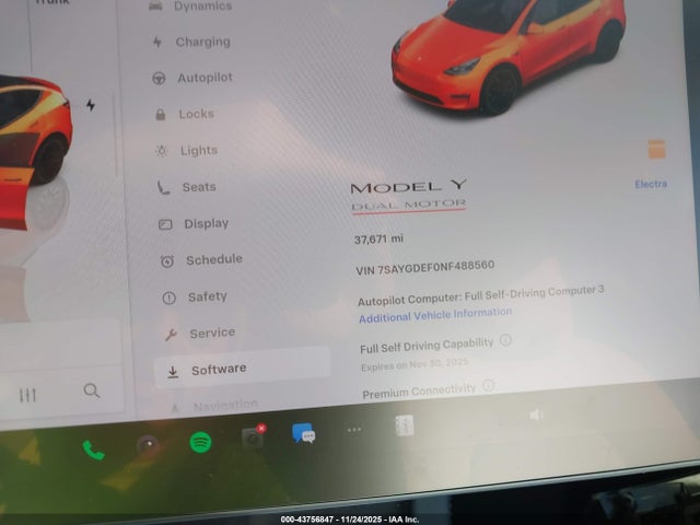 2022 TESLA MODEL Y 7SAYGDEF0NF488560 Photo 6