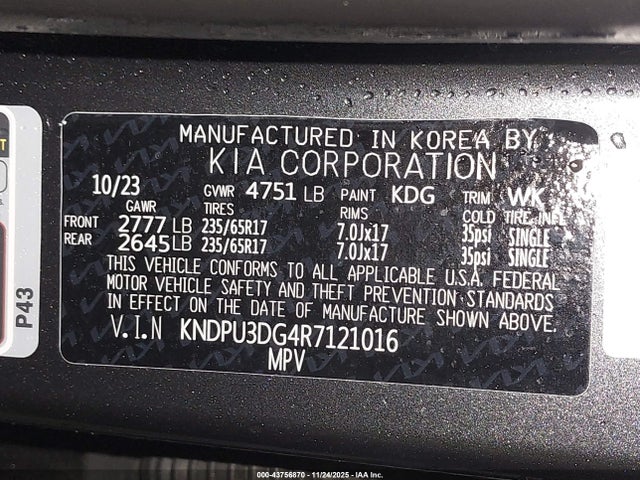 2024 KIA SPORTAGE HYBRID KNDPU3DG4R7121016 Photo 8