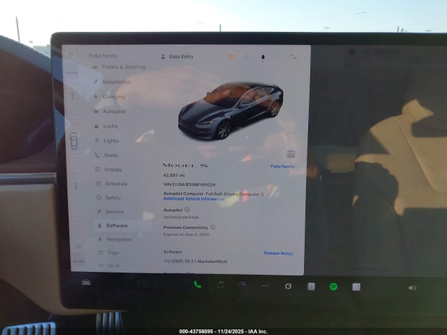 2022 TESLA MODEL S 5YJSA1E59NF491029 Photo 6