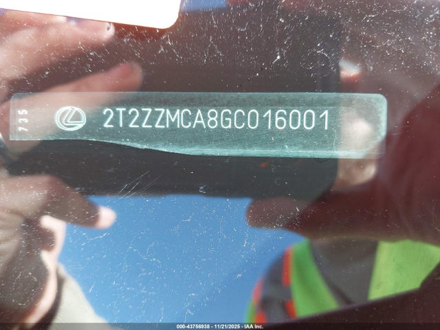 Aukcja sprzedaży 2016 Lexus Rx 350, vin: 2T2ZZMCA8GC016001, numer aukcji: 43756938
