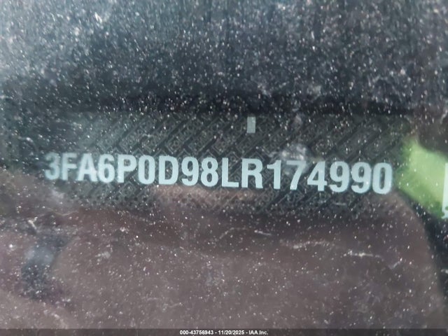 Ford Fusion Titanium 2020 3FA6P0D98LR174990 Image 9