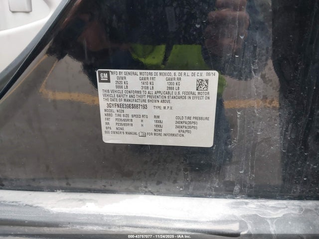 2014 CADILLAC SRX 3GYFNEE39ES687193 Photo 8