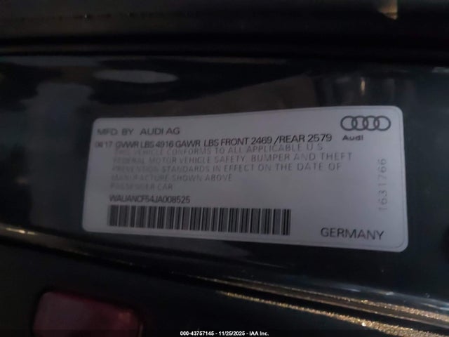 2018 AUDI A5 WAUANCF54JA008525 Photo 8