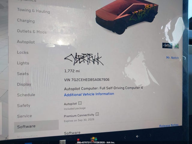 2025 TESLA CYBERTRUCK 7G2CEHED8SA067906 Photo 6