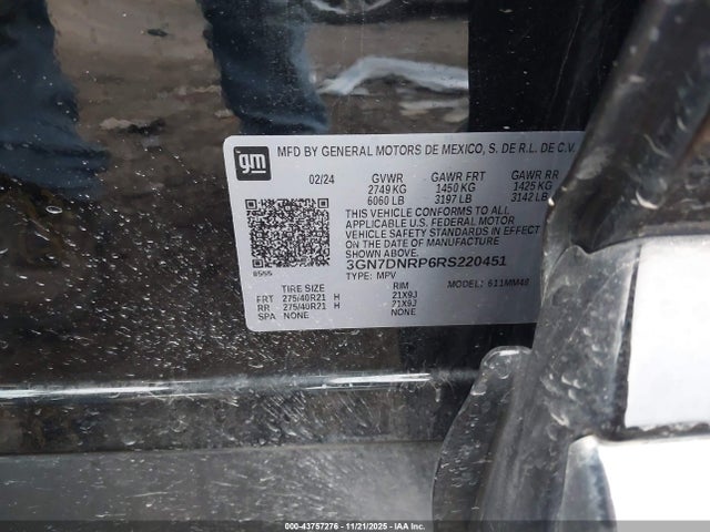 Chevrolet Equinox Ev Rs 2024 3GN7DNRP6RS220451 Image 9