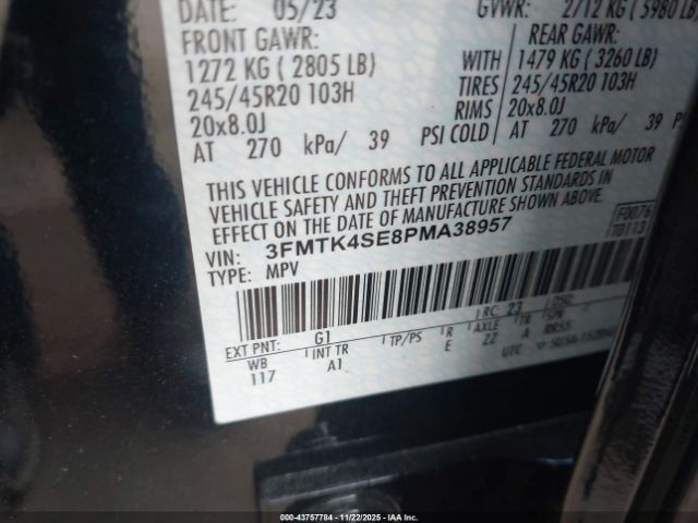 2023 FORD MUSTANG MACH-E 3FMTK4SE8PMA38957 Photo 8