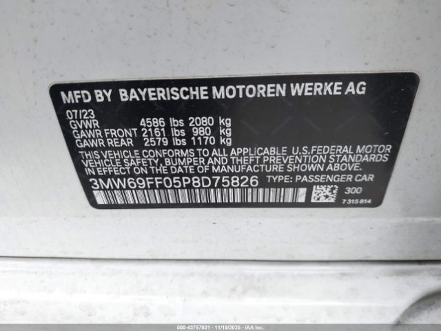 2023 BMW 330I 3MW69FF05P8D75826 Photo 8