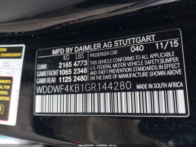 2016 MERCEDES-BENZ C 300 WDDWF4KB1GR144280 Photo 8