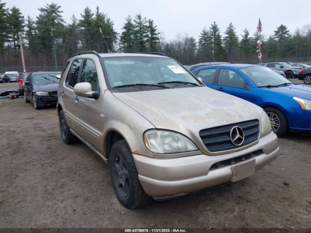 2001 MERCEDES-BENZ ML 320 4JGAB54E81A239191