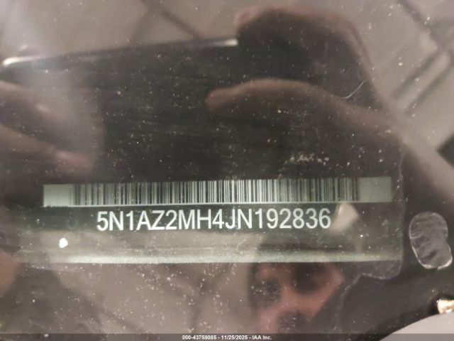 2018 NISSAN MURANO 5N1AZ2MH4JN192836 Photo 8