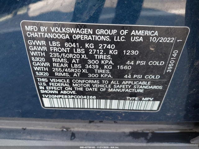 1V2GNPE83PC004266 Volkswagen Id.4 Awd Pro S/awd Pro S Plus