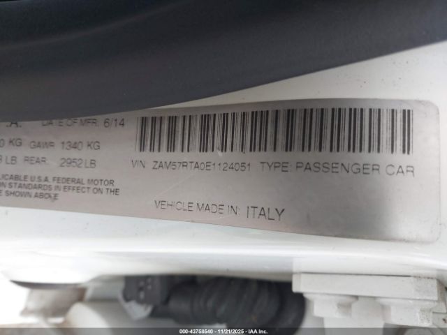 2014 MASERATI GHIBLI ZAM57RTA0E1124051 Photo 8