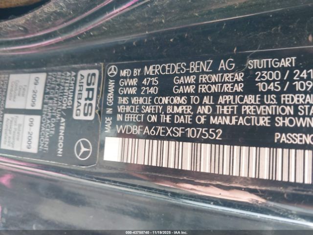 1995 MERCEDES-BENZ SL WDBFA67EXSF107552 Photo 8