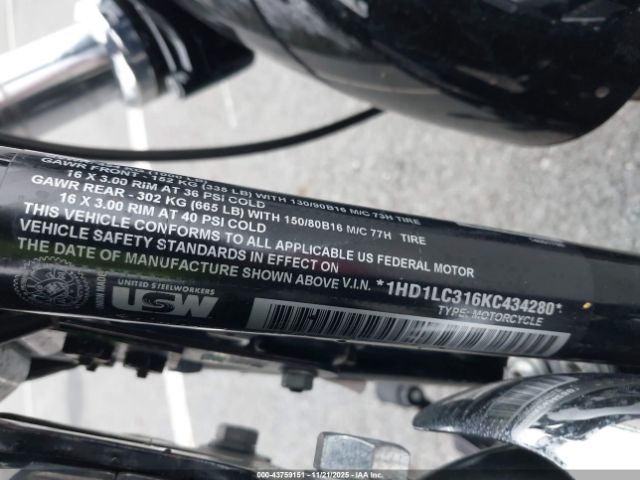 2019 HARLEY-DAVIDSON XL1200 1HD1LC316KC434280 Photo 9