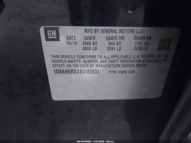 2014 CADILLAC ATS 1G6AH5RXXE0183833 Photo 8