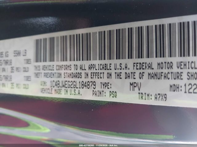 2016 JEEP WRANGLER UNLIMITED 1C4BJWEG2GL184879 Photo 8