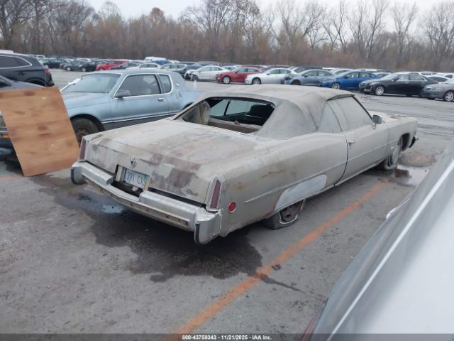 1973 CADILLAC ELDORADO 6L67S3Q410528 Photo 3