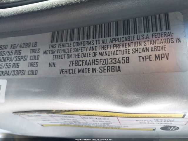 2015 FIAT 500L ZFBCFAAH5FZ033458 Photo 8