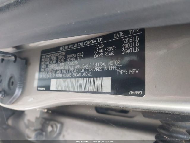 2013 VOLVO XC60 YV4952DZ0D2415789 Photo 8