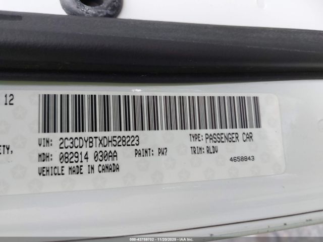 2013 DODGE CHALLENGER 2C3CDYBTXDH528223 Photo 8