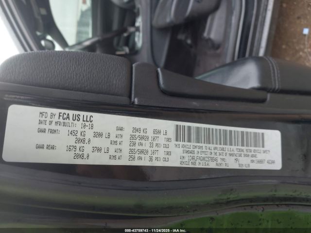 2019 JEEP GRAND CHEROKEE 1C4RJFAGXKC578546 Photo 8