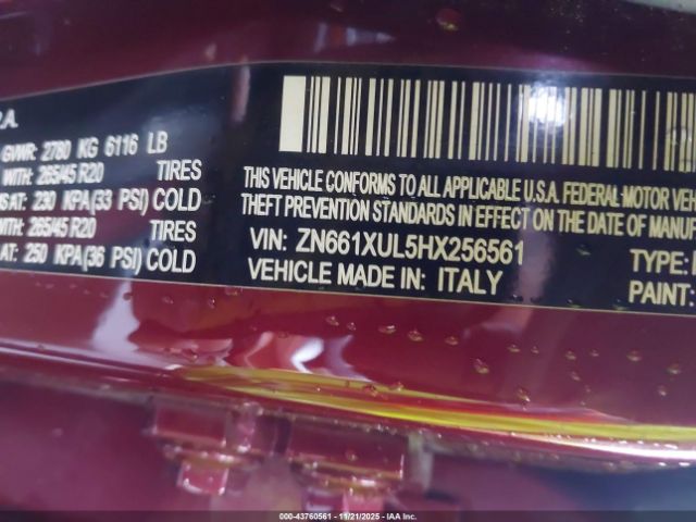 2017 MASERATI LEVANTE ZN661XUL5HX256561 Photo 8