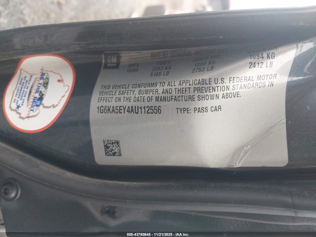 2010 CADILLAC DTS 1G6KA5EY4AU112556 Photo 8