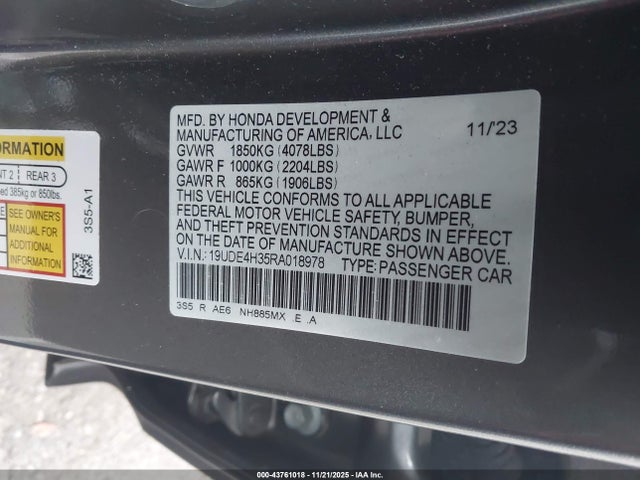2024 ACURA INTEGRA 19UDE4H35RA018978 Photo 8
