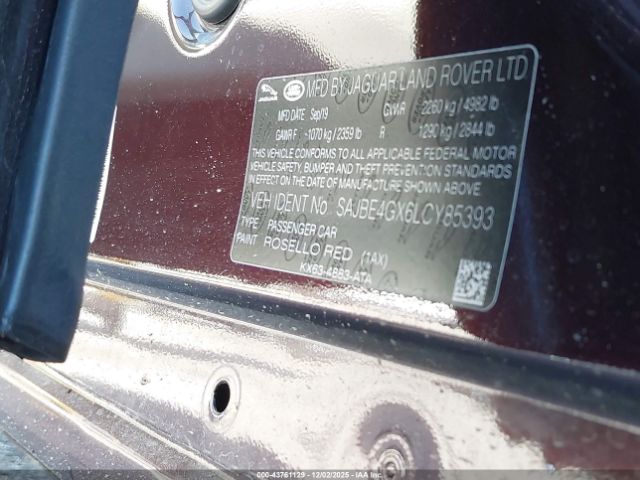 2020 JAGUAR XF SAJBE4GX6LCY85393 Photo 8