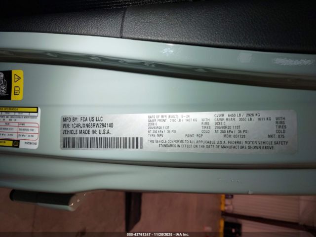 2024 JEEP WRANGLER 4XE 1C4RJXN68RW294140 Photo 8