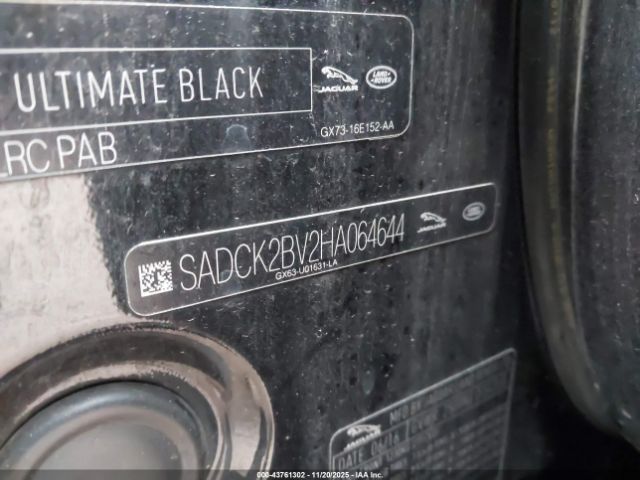 2017 JAGUAR F-PACE SADCK2BV2HA064644 Photo 8