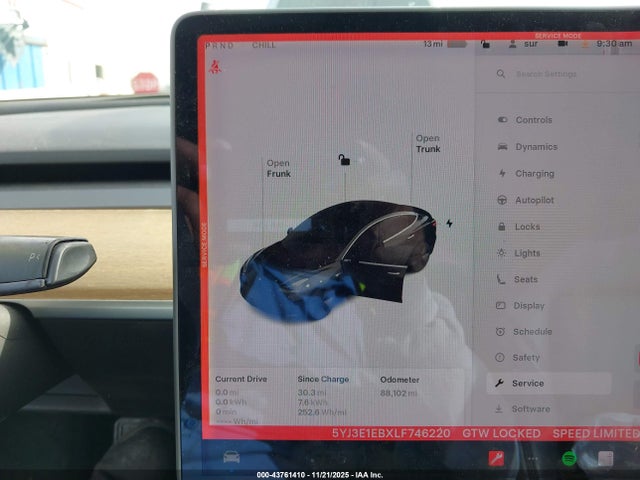 2020 TESLA MODEL 3 5YJ3E1EBXLF746220 Photo 6