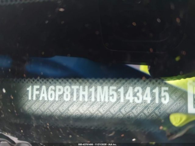 2021 FORD MUSTANG 1FA6P8TH1M5143415 Photo 8