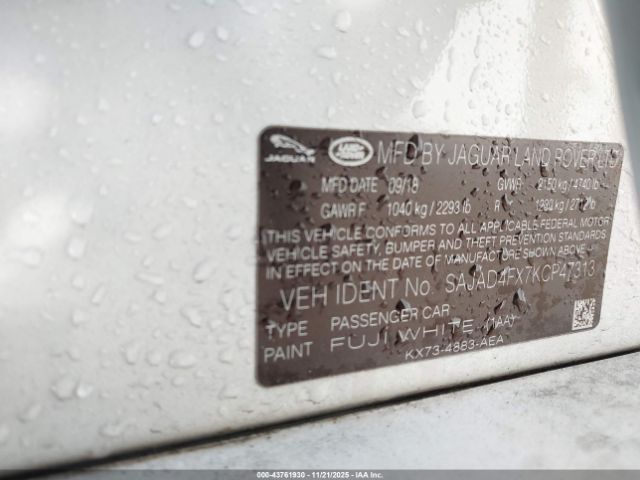 2019 JAGUAR XE SAJAD4FX7KCP47313 Photo 8