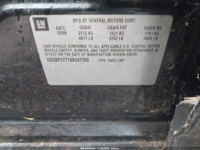 2009 CADILLAC CTS 1G6DF577190147766 Photo 8