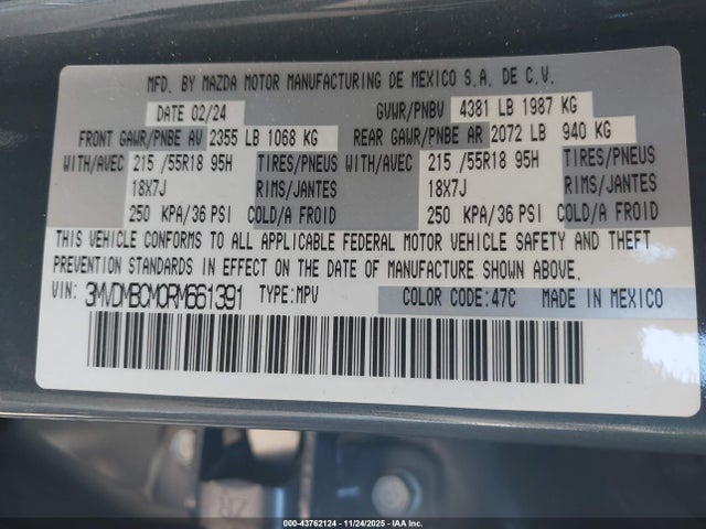 2024 MAZDA CX-30 3MVDMBCM0RM661391 Photo 8