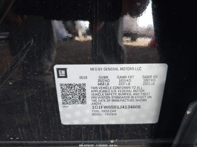 2018 CHEVROLET BOLT EV 1G1FW6S01J4134608 Photo 8