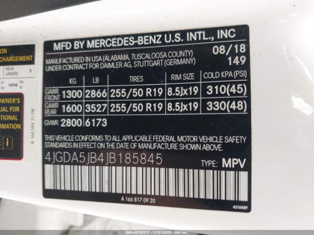 2018 MERCEDES-BENZ GLE 350 4JGDA5JB4JB185845 Photo 8