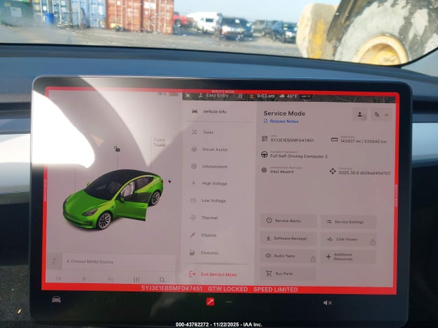 Tesla Model 3 Long Range Dual Motor All-wheel Drive 2021 5YJ3E1EB5MF047451 Image 17