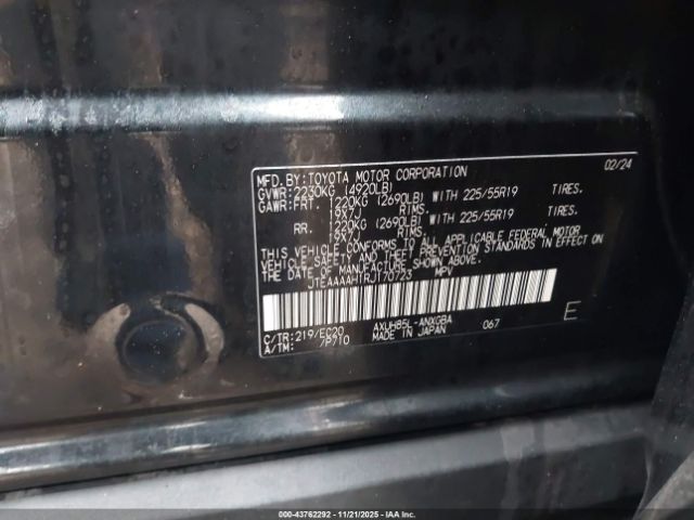 2024 TOYOTA VENZA JTEAAAAH1RJ170723 Photo 8