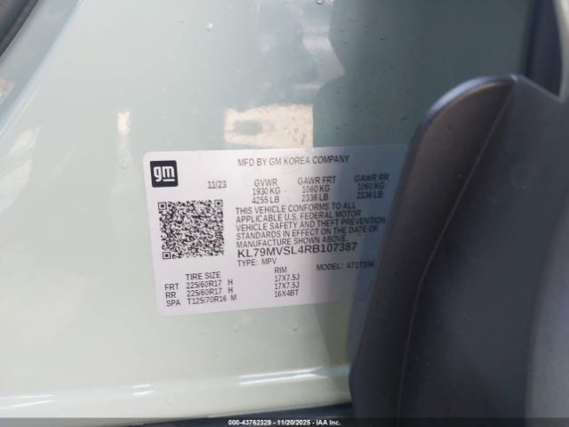 2024 CHEVROLET TRAILBLAZER KL79MVSL4RB107387 Photo 8