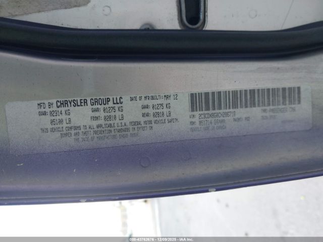 2012 DODGE CHARGER 2C3CDXBG0CH286716 Photo 8