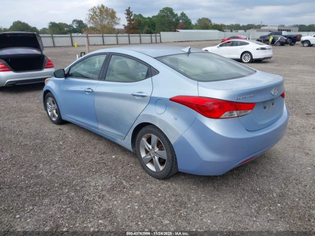 2011 HYUNDAI ELANTRA KMHDH4AE2BU097348 Photo 2