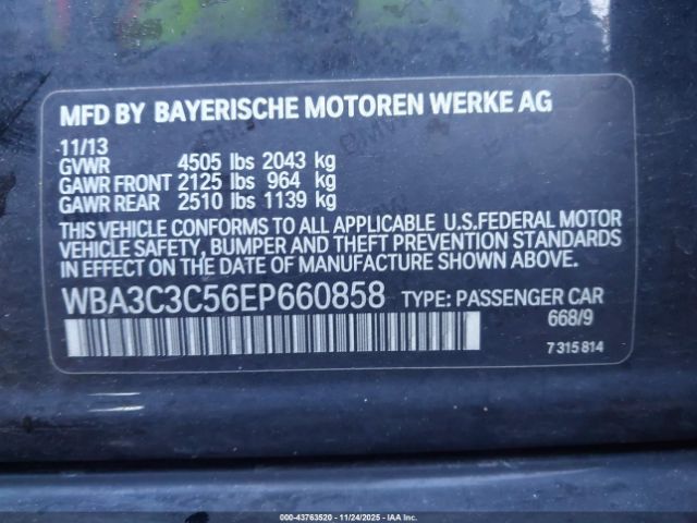 2014 BMW 320I WBA3C3C56EP660858 Photo 8