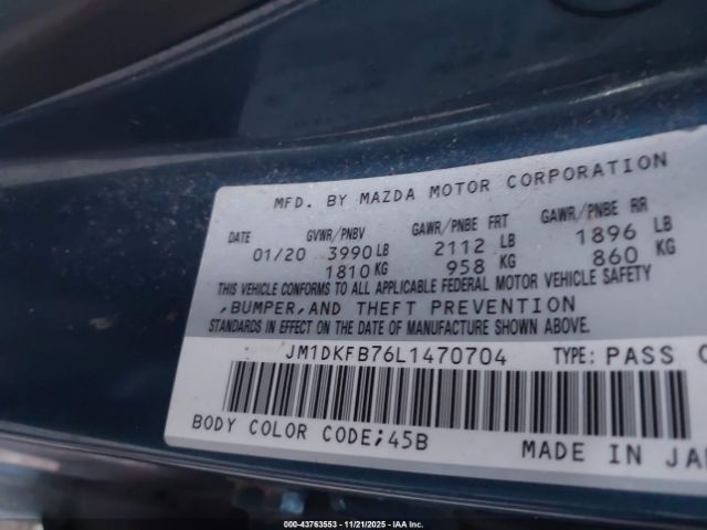 2020 MAZDA CX-3 JM1DKFB76L1470704 Photo 8