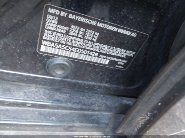 2014 BMW 528I WBA5A5C54ED501428 Photo 8