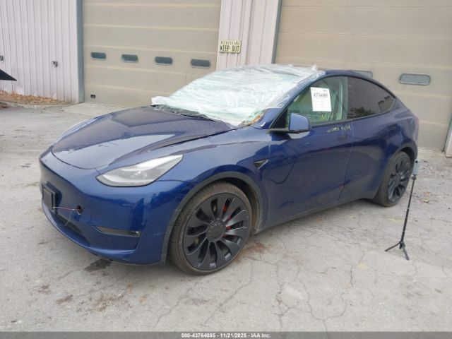 2022 TESLA MODEL Y 7SAYGDEFXNF375957 Photo 1
