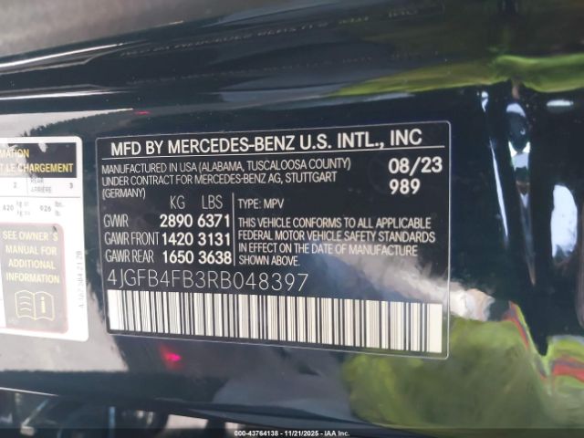 2024 MERCEDES-BENZ GLE 350 4JGFB4FB3RB048397 Photo 8