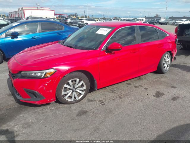 2022 HONDA CIVIC 2HGFE2F2XNH542372 Photo 1